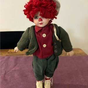Seymour Mann American Sweetheart Andy Porcelain doll. Approximately 15”. PO